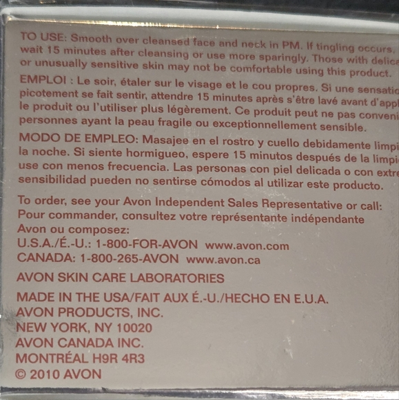 Avon Reversalist Night Sterling Emulsion NEW sealed 1.7fl oz - Picture 4 of 4